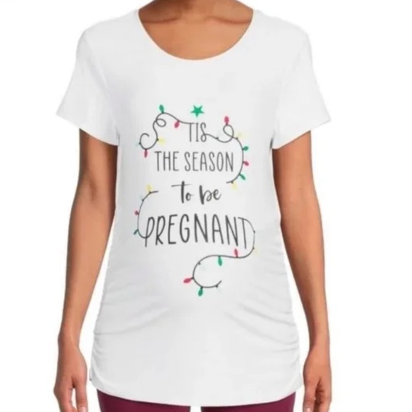 Maternity Short Sleeve Fitted Shirt - Picture 6 of 8